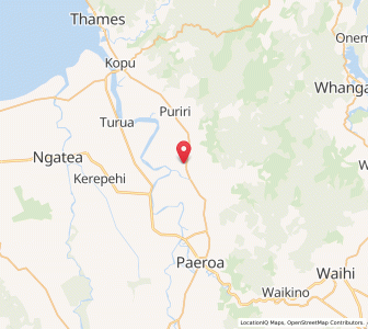 Map of Hikutaia, Waikato