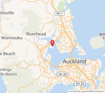 Map of Hobsonville, Auckland