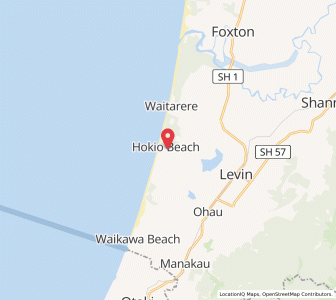 Map of Hokio, Manawatu-Wanganui
