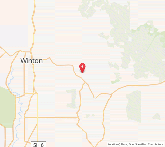 Map of Hokonui, Southland