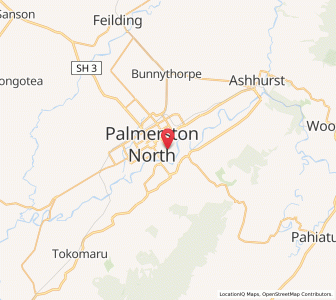 Map of Hokowhitu, Manawatu-Wanganui