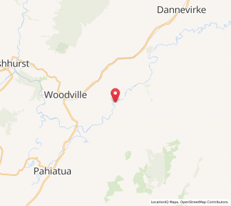 Map of Hopelands, Manawatu-Wanganui