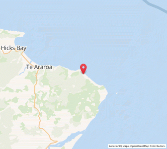 Map of Horoera, Gisborne
