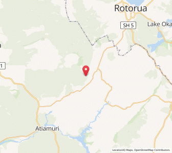 Map of Horohoro, Waikato