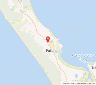 Map of Houhora, Northland