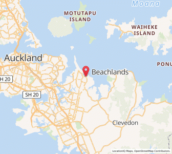 Map of Howick, Auckland