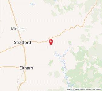 Map of Huinga, Taranaki