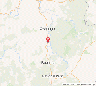 Map of Hukapapa, Manawatu-Wanganui