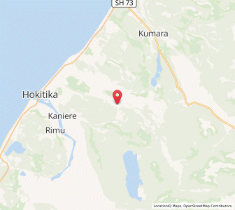 Map of Humphreys, West Coast