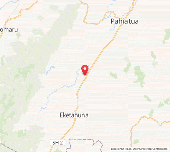 Map of Humua, Manawatu-Wanganui