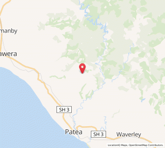Map of Hurleyville, Taranaki
