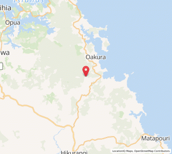 Map of Huruiki, Northland
