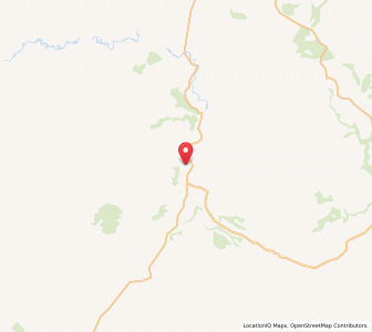 Map of Hyde, Otago