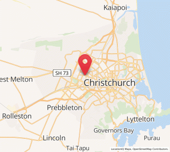 Map of Ilam, Canterbury