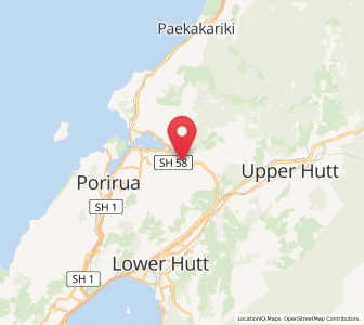 Map of Judgeford, Wellington