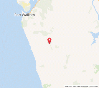 Map of Kaawa, Waikato
