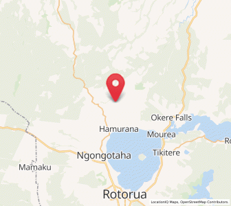 Map of Kaharoa, Bay of Plenty