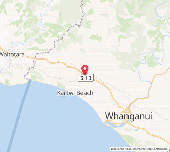 Map of Kai Iwi, Manawatu-Wanganui