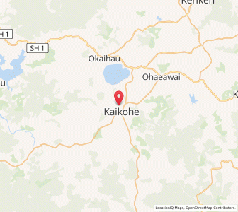 Map of Kaikohe, Auckland