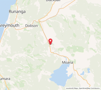 Map of Kaimata, West Coast