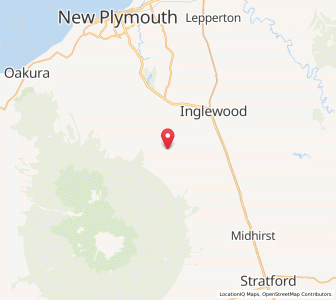 Map of Kaimiro, Taranaki