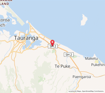 Map of Kairua, Bay of Plenty