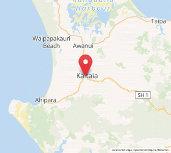 Map of Kaitaia, Northland