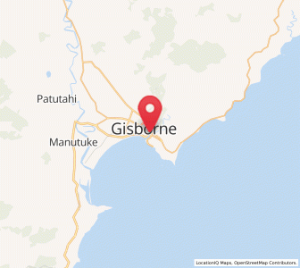 Map of Kaiti, Gisborne
