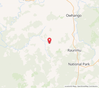 Map of Kaitieke, Manawatu-Wanganui