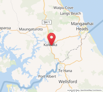 Map of Kaiwaka, Northland