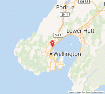 Map of Kaiwharawhara, Wellington