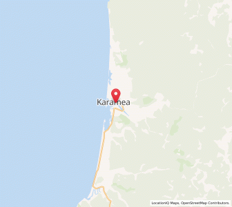 Map of Karamea, West Coast