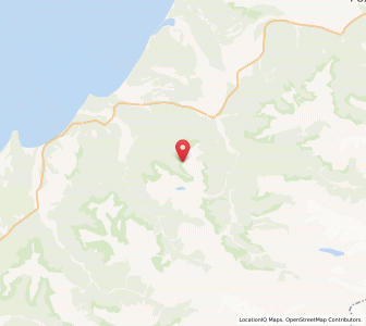 Map of Karangarua, West Coast