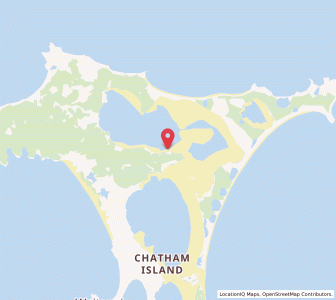 Map of Karewa, Chatham Islands
