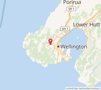 Map of Karori, Wellington