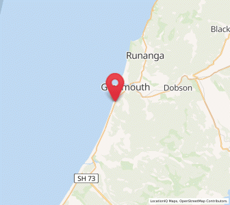 Map of Karoro, West Coast