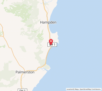 Map of Katiki, Otago
