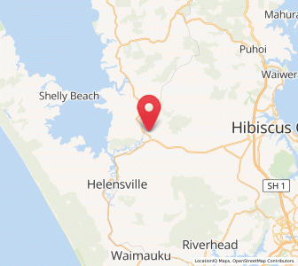 Map of Kaukapakapa, Auckland