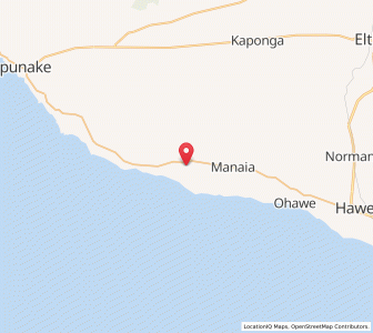 Map of Kaupokonui, Taranaki