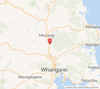 Map of Kauri, Northland