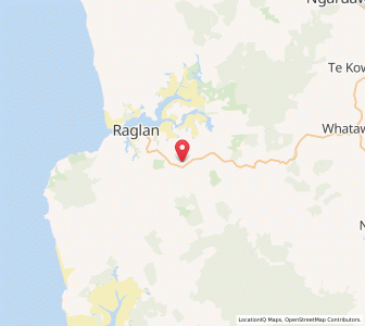 Map of Kauroa, Waikato