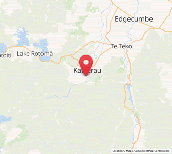 Map of Kawerau, Bay of Plenty