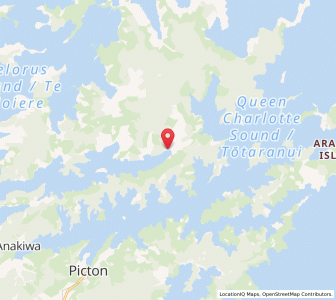 Map of Kenepuru Head, Marlborough
