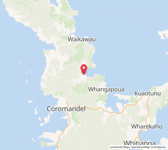 Map of Kennedys Bay, Waikato
