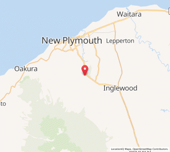 Map of Kent Road, Taranaki