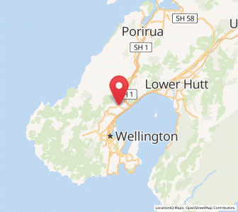Map of Khandallah, Wellington