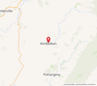 Map of Kimbolton, Manawatu-Wanganui