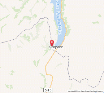 Map of Kingston, Otago