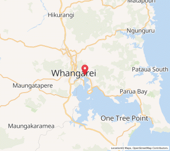 Map of Kioreroa, Northland