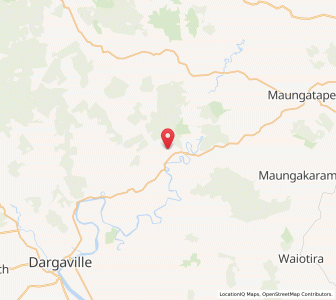 Map of Kirikopuni, Northland